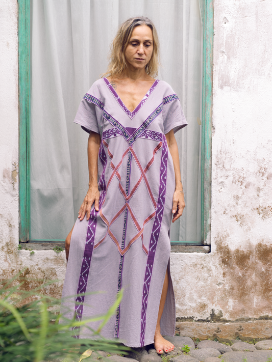 Mayan Kaftan ~ Lavender