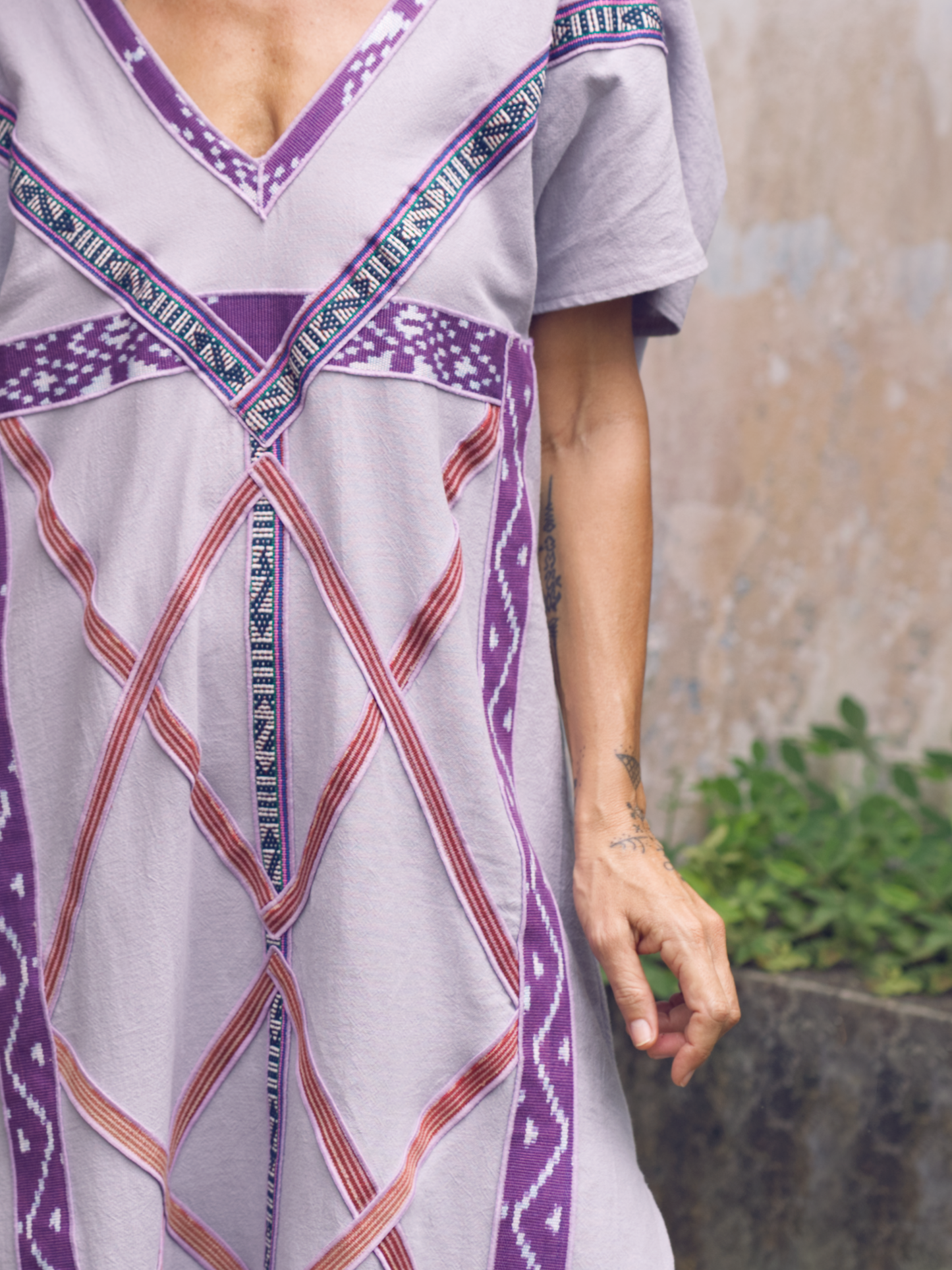 Mayan Kaftan ~ Lavender