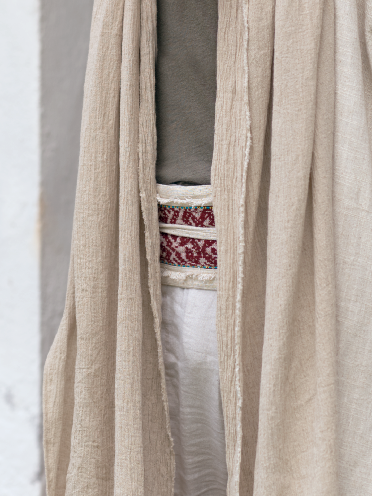 Jedi Major Cardigan Vintage with Medicine Belt - Beige